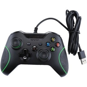 Resim Xbox One Konsol / Pc / Dizüstü Bilgisayar İçin Kablolu Usb Oyun Denetleyicisi Gamepad, Kablo Uzunluğu: Yaklaşık 2.1m 