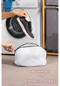 Resim Porsima 3153 Çamaşır Yıkama Filesi Fermuarlı Bölmeli File 