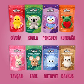 Resim The Gurumi - Yeni Başlayanlar İçin Amigurumi 5 li Örgü Kiti (İSTEDİĞİNİZ 5 FİGÜRÜ BİZE İLETİN) 