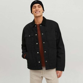 Resim Jack & Jones Erkek Siyah Bere (12092815-B) 