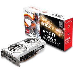 Resim Sapphıre Radeon Rx9060 Xt Pure+ 16gb Gddr6 128bit Fsr 4 Amd Ekran Kartı-11350-02-20g 