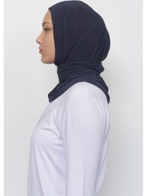 Resim Altobeh Çıtçıtlı Hazır Eşarp Hijap Füme 