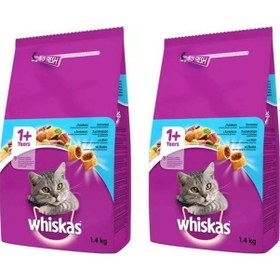 Resim Whiskas Ton Balıklı ve Sebzeli Yetişkin Kedi Maması 2 x 1400 G 
