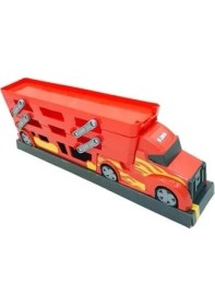 Resim King Toys Dzc Kuzenler Avm 3 Katlı Büyük Rampalı Tır Kamyon Oyuncak 