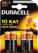 Resim Duracell Aa Kalem Pil 4'lü Paket 