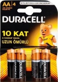 Resim Duracell Aa Kalem Pil 4'lü Paket 