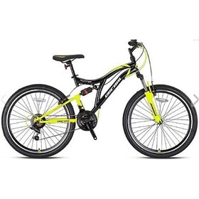 Resim Hunter - 26" Mtb - 21 Vites - V.b. - Siyah- Neon Sarı/beyaz Siyah 