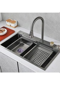 Resim Fleko 750x450 Cm Ankastre Evıye Setı Sıyah Paket Diğer 