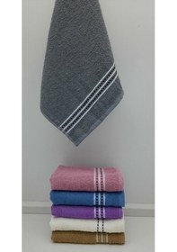 Resim Sertay 40x70 Eko Kare Armül El/yüz Havlusu 6'lı 6 Renk 