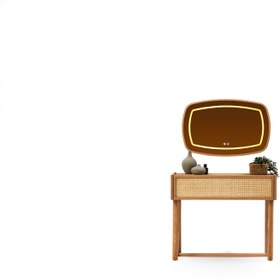 Resim Monaco Bluetooth Aynalı Makyaj Masası 