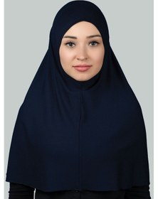 Resim Altobeh Hazır Türban Pratik Eşarp Tesettür Hijab - Namaz Örtüsü Xl Lacivert 
