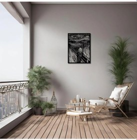 Resim Dekoratif Metal Sanatı Çığlık The Scream Metal Duvar Tablosu Sanat 