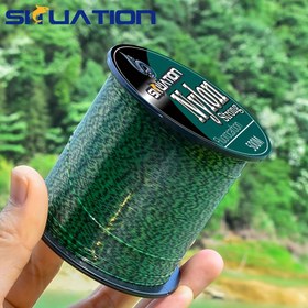 Resim SIIUATION 500M Yüksek Güçlü Yeşil Naylon Balıkçılık Hattı, 0.52mm-1.0mm, Tatlı Su, Tuzlu Su ve Deniz Balıkçılığı için İdeal, Uzun Atışlar ve Örme Ağı için Mükemmel, Kurşunsuz Boncuk Hattı, Güçlü Tek İplik Hattı, Süslemeler ve El Sanatları için İdeal, Çoklu Ağırlık Seçenekleri, Balıkçılık Malzemeleri | Yeşil Naylon Hattı | Dayanıklı Balıkçılık Hattı 
