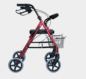 Resim Rolatör Alüminyum Denge Destekli Yürüteç 