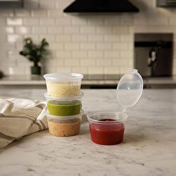 Resim 50’li Dondurucuya Uygun Saklama Kabı – 120 Ml İlik, Tavuk Suyu, Sos Ve İlaç Saklama Kabı 