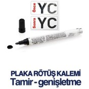 Resim budukkanda Engithalat Plaka Yazma Rötüş Kalemi Plaka Kalemi SİYAH 