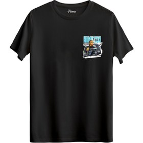 Resim L.Hamilton - Regular T-Shirt - 4XL / Siyah 