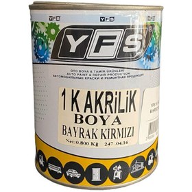 Resim YFS 1K AKRİLİK B.KIRMIZI 800ML 