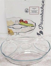 Resim 10467 Bölmeli Çerez Ve Kahvaltı Tabağı & Basic 25 Cm 