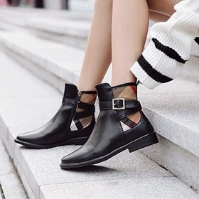 Resim Binicilik Çizmeler Anti Kayma Kısa Yağmur Botları Bayanlar Su Geçirmez Ankel Chelsea Patik Üzerinde Kayma 