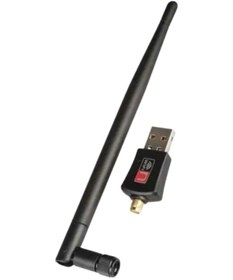 Resim Büro Ev Ofis Cihazları İçin 5dbı 2.4ghz Wifi Usb Adaptör 
