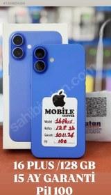 Resim Apple iPhone 16 Plus İkinci El TR | 128 GB | Mavi 
