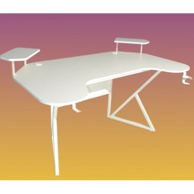 Resim Özel Joystick Tasarım Oyuncu Masası 160 cm Bardaklık ve Kulaklık Tutucu Hediye 