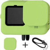 Resim Gn-gopro Hero İçin 9/10 Siyah Aksesuarlar Kılıf Koruyucu Yumuşak Standart Konut Kauçuk Silikon Kabuk Koruyucu Go Pro Hero9 Için Yeni 
