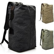 Resim Willowhaven 1 Adet Army Green Büyük Kapasiteli Dayanıklı Kamp Sırt Çantası - Katlanabilir Ayarlanabilir Askılar Haki Yeşili 