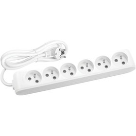 Resim Viko Multi-let 6'lı Grup Priz UPS Topraklı Çocuk Korumalı 2 Metre Beyaz - 90110602 