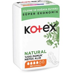 Resim Kotex Natural Normal Hijyenik Ped 20'li 