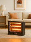 Resim Luxell Quartz Şömine Tipi Elektrikli Isıtıcı – 4 Kademeli Güç, Dekoratif Isıtma, Kalitesi 