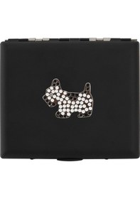 Resim Zekupp Siyah Sevimli Köpek Temalı Metal Sigara Tabakası N11.1279 