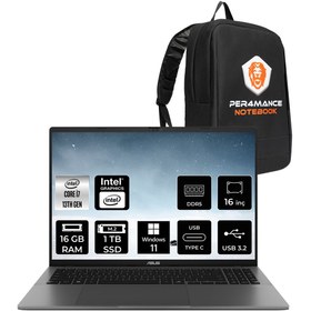 Resim Asus Vivobook S16 S3607VA-RP012W i7-13620H 16GB 1TBSSD 16" WUXGA W11H Dizüstü Bilgisayar 