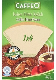 Resim 1x4/80 Kahve Filtresi Kağıdı Paket İçi 80 Filtre S 