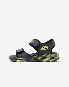 Resim Skechers Sola Glow Sandal Büyük Erkek Çocuk Gri Işıklı Sandalet 407032l Ccbk Gri 