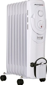 Resim Dilimfit Plus 8F 2400 W 8 Dilim Fanlı Yağlı Radyatör Beyaz Awox