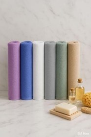 Resim 6 lı Softtouch El Yüz Banyo Havlusu Seti%100 Pamuklu 50x90 Cm 