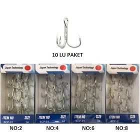 Resim Remixon Scp-1 Galvaniz Üçlü Iğne (10 Lu Paket) 