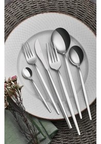 Resim Onon Aris 12 Kişilik 89 Parça Çatal Kaşık Bıçak Takımı 