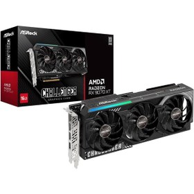 Resim Asrock Amd Radeon Rx 9070 Xt Challenger Triple Fan 16gb Gddr6 