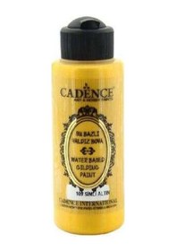 Resim Cadence 109 Simli Altın Yaldız Akrilik Boya 120 Ml 