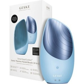 Resim Geske Titreşimli Yüz Temizleme Ve Isılı Masaj Cihazı Sonic Thermo Facial Brush 