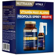Resim Nutraxin Vitamin Max 60 Tablet Alana Propolis Sprey 30 ml Hediye 