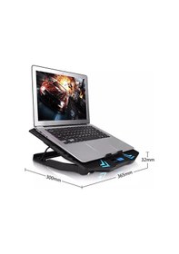 Resim Daytona DYT810 Soğutucu Fanlı RGB Laptop Standı - Siyah 