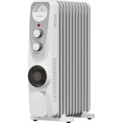 Resim LUX11-FP-WG Luxell Byz/gri Yağlı Radyatör 11 Dilim 