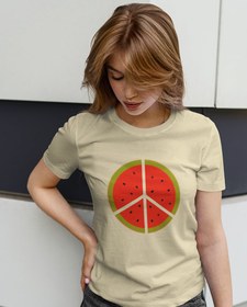 Resim Filistin Direnişi Karpuz Kadın Tişört 