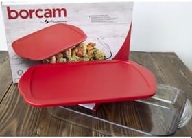 Resim Paşabahçe Silikon Kapaklı Dikdörtgen Borcam Tepsi 59124 