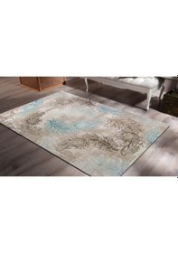 Resim Festival Halı Neva 9849A Turkuaz Yolluk 100X200 Cm 