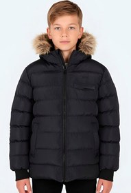 Resim Slazenger CALISTO NEW Çocuk Kapüşonlu Şişme Lacivert Mont & Kaban 